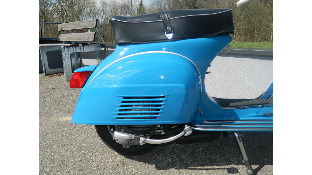 WEIßER Boden Gummimatte Vespa 125 150 \ Rally Super Ts GTR VBB/GL -  Motoricambi Soviero